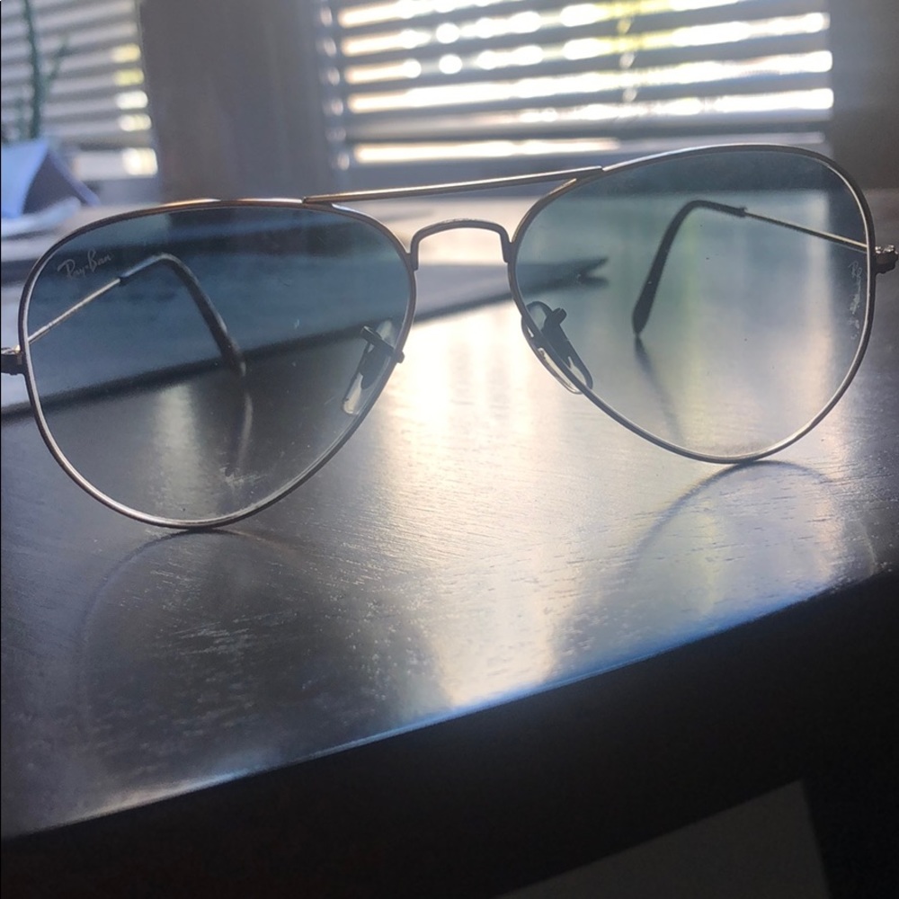 Ray-ban blue ombré lense aviators
